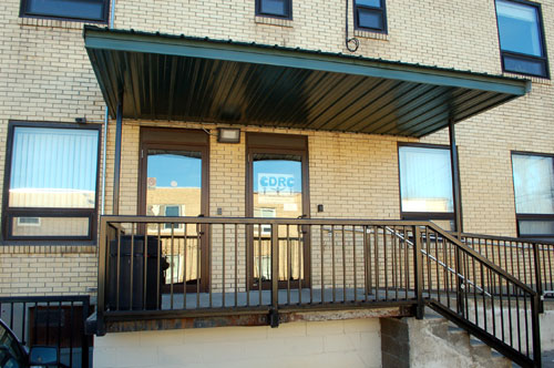 side entrance side entrance